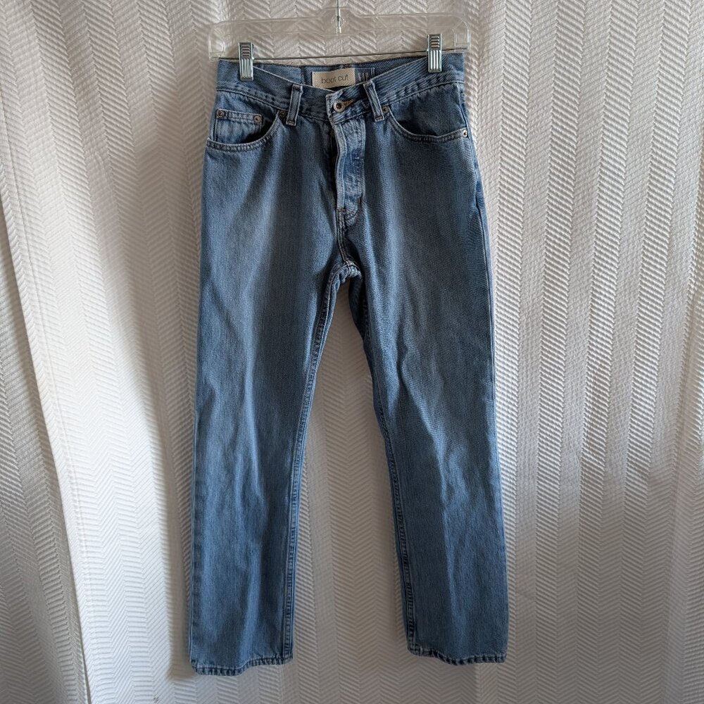 GAP Vintage Boot Cut Blue Jeans Ankle Length 90’s Size 4 Denim Casual Classic